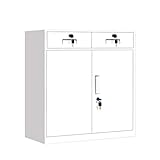 Büroschrank Office File Cabinet Metallschrank mit Lock-Werkzeugschrank Datei Speicherschrank Informationen Schubladenschrank Völlig zusammengebaut Aktenschrank Aktenschränke ( Color : Wit , Size : B )