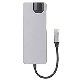 Gedourain Multi-Port-Adapter, Hochgeschwindigkeits-Typ-C-Hub-Adapter USB-Adapter für Home Office und Reisen für Laptop