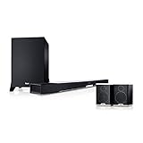 Teufel Cinebar Lux Surround Ambition 5.1-Set Weiß/Schwarz/Schwarz-Weiß Surround Soundbar Bluetooth Dynamore 3D Heimkino Musik