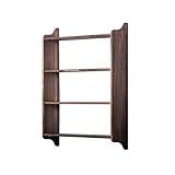 Bücherregal Bücherregal Regal Einfache, montierte Buchregal Holzregale offenes Bücherregal dekoratives Lagerregal for Badezimmer, Schlafzimmer, Wohnzimmer und mehr Baum Regal (Color : C, Size : M)