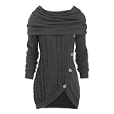 Y2K Pullover, Hoodie ZuknöPfen Flauschige Hoodies FüR MäNner Pullover Damen Baumwolle Pullover Damen Elegant Schlichte Hoodies