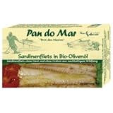 Pan do Mar Sardinenfilets ohne Haut und Gräten in Olivenöl (120 g)