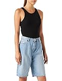 ONLY Women's ONLSONNY HW Wide DNM NAS843 NOOS Shorts, Light Blue Denim, XL