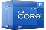 Intel Core i7-12700F 12. Generation Desktop Prozessor (Basistakt: 2.1GHz, 12 Kerne, LGA1700, RAM DDR4 und DDR5 bis zu 128GB) BX8071512700F