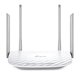 TP-Link Archer C50 Dualband WLAN Router (300 Mbit/s (2,4GHz + 867Mbit/s (5GHz), 1200Mbps, Print/Media/FTP Server, App Steuerung, für Anschluss an Kabel-/DSL-/Glasfaser-Modem, Gast-Netzwerk) weiß