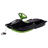 Stiga Kinder Snowpower Steering Sledge, Black/Green, Einheitsgröße