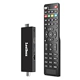 Receiver DVB-T2 Digitaler terrestrischer Receiver Mini Stick Unsichtbarer Fernseher HDMI HD1080P H.265 HEVC Main 10 Bit, Dolby Audio und Multimedia USB/PVR Unterstützung [inklusive 2in1 Fernbedienung]