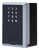 ABUS Schlüsseltresor Smart KeyGarage™ - per App mit Smartphone oder per Zahlencode bedienbar - Bluetooth Schlüsselsafe für 20 Schlüssel - zur Wandmontage, Schwarz