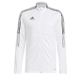 adidas Mens TIRO21 TK JKT Jacket, White, M