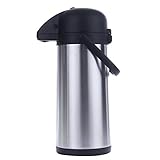 Haushalt International Airpot 3,0 L Pumpkanne Isolierkanne Thermo Kanne Kaffeekanne Camping Edelstahl