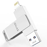 iDiskk MFi-zertifizierter 64GB Lightning-USB-Stick iPhone-Foto-Stick iPhone-Speicher weiterung Sicherung iPhone USB-Flash-Laufwerk Foto-Stick