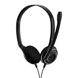 EPOS PC 8 USB-On-Ear-Stereo Headset PC, Kopfhörer mit Kabel, Inline-Lautstärke, Stummschaltung & Mikrofon-Rauschunterdrückung, Hochwertig, für Laptop, PC, Mac - Online-Anrufe & -Unterricht