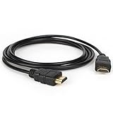 HDMI-Kabel, 4 K, 60 Hz, 1,8 m, Hochgeschwindigkeits-HDMI-Kabel, geflochten, 4 K bei 60 Hz, kompatibel mit TV, PS4, PS5, Monitor, PC und mehr, Schwarz