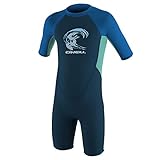 O'Neill Wetsuits Kinder Reactor Wetsuit, Slate/Sky/Ocean, 2