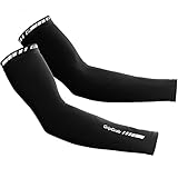 GripGrab Unisex-Adult Arm Warmers Light Fahrrad Übergangs Armlinge Leichte Dünne rutschfeste Radsport Armwärmer Frühling Herbst, Schwarz, L