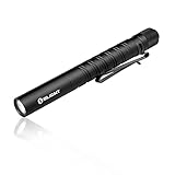 OLIGHT I3T PLUS EOS kleine LED-Taschenlampe 250 Lm 70 m Mini super helle Stiftlampe 2xAAA Batterie IPX8 und 2M Fallschtuz Taschenlampe mit Heckenschalter für Lesen Camping Outdoor und Notfall Schwarz