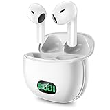 Bluetooth Kopfhörer in Ear, Eisreho Kopfhörer Kabellos Mini Bluetooth 5.3 Wireless Earbuds mit Mikrofon, IPX7 Wasserdicht Ohrhörer mit LCD Digitalanzeige Dual-Modi für iPhone Xiaomi Huawei Sport Gym