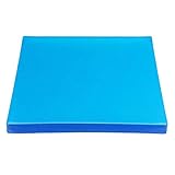 EUTEEWAL Motorrad Sitz Gel Pad Dämpfung Matte Komfortable Weiche Kissen Blau 25x25x2cm