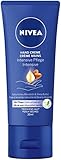 NIVEA Intensive Pflege Hand Creme Mini (30 ml), reichhaltige Hautcreme mit Mandel-Öl für intensive Feuchtigkeit, Handpflege mit dem einzigartigen NIVEA Duft