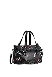 Desigual Damen Bols_Little Bia Loverty 2 Hand Bag, Schwarz, Einheitsgröße EU