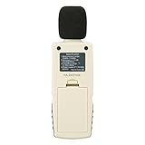 Noise Tester, Dezibel Tester Bereich von 30dB bis 130dB Dezibel Detektor Schallpegelmesser mit Schwammkugel für Indoor Outdoor