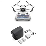 DJI Mini 3 Pro mit DJI Remote Control :Leichte und faltbare Kameradrohne mit 4K/60fps Videos & Mini 3 Pro Fly More Set, enthält zwei Intelligent Flight Batteries, eine Zwei-Wege-Ladestation