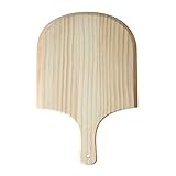 Kisbeibi Premium Pizzaschieber aus Holz, 30,5 cm Pizzaschaufel mit leicht gleitendem Griff, natürliches Bambus-Pizzaschneidebrett zum Backen von hausgemachtem Pizzabrot