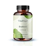 Brokkoli Extrakt - 120 Sulforaphan Kapseln - Broccoli - Ohne Zusätze - Vegan - Made in Germany + Gratis E-Book | VitalDays®