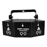 Discolicht 9-Eyes LED RGB Licht DJ Projektor Disco Bühnenbeleuchtung Lichteffekt DMX Effektstrahler Party Bar Geburtstag für Party Dancing Bar Karaoke Weihnachten Halloween