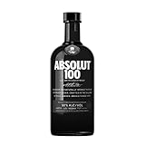 Absolut 100 – Edel-Vodka in eleganter, schwarzer Flasche – Luxuriöses Genusserlebnis – 1 x 0,7 l