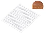 100 Stück Selbstklebend Türpuffer, 8MM Selbstklebend Elastikpuffer Transparent Schutzpuffer Gummipuffer Stoßfänger Pads für Türschränke und Schubladen gummipuffer selbstklebend