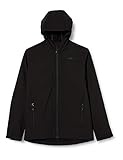 CMP Softshell Jungen Kapuzen Jacke, Schwarz (U901), 176