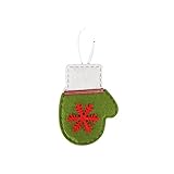 TianWlio Weihnachtsschmuck Non Woven Anhänger Weihnachtsbaumschmuck Anhänger Cartoon Mann Krücke Weihnachtsanhänger Erntekorb Metall (L, One Size)