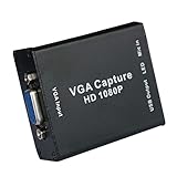 ANORE 1080P Vga-Zu-USB Adapter mit Video Capture Karte für Projektor Meeting Aufzeichnung Video Capture Aufzeichnungsunterstützung OBS