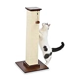 Amazon Basics – Hoher Katzen-Kratzbaum, groß, hochwertig, 41 x 89 x 41 cm, Holz