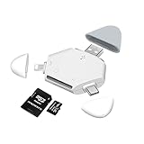 Hearkey Kartenlesegerät 3 in 1 mit Magnetischer Abdeckung , USB C SD/Micro SD Card Reader, Kartenleser USB 3.0, Adapter für Phone,Typ C,USB-Geräte,MacBook,iMac,Samsung,Huawei,Pad, Pod,Chromebook