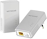 NETGEAR PL1000 PowerLINE Set (2x Adapter mit je einem GB-LAN-Port, Geschwindigkeit bis zu 1000 MBit/s, WiFi PowerLAN Set für Internet über de Steckdose, Plug-and-Play, PLC Netzwerkadapter)