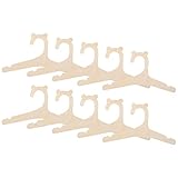 Geroosaty Kleiderbügel aus Holz, für Baby-Kleidung, Kleiderbügel aus Naturholz, für Babys, Kleiderbügel, Rack, Kinderzimmer, Deko, für Kinder, 10 Stück