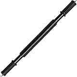 DEHUA Spring Unterarm Blaster Bar Brust Armtrainer Oberkörper Übung Kraft Krafttraining Schulter Unterarm Bizeps Kräftigungstraining Heimfitnessgeräte(Size:90kg,Color:Schwarz)