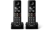 Philips Telefono Duo D4701 Negro