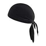 JIAHG Sport Bandana Cap Hat schnell-trocknend, Anti-UV Schutz, Damen Herren Kopftuch Piratenmütze Bikertuch Stirnband Fahrrad Radsport Motorrad Kopfbedeckung Mütze