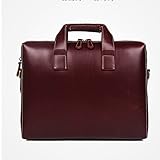 CCBUY Aktentasche aus Leder Schultertasche Laptop BusinessHigh Capacity Manleather Aktenkoffer