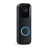 Wir stellen vor: Blink Video Doorbell | Zwei-Wege-Audio, HD-Video, App-Benachrichtigungen bei Klingeln und Bewegungserfassung, einfache Einrichtung, Alexa-fähig – kabellos oder kabelgebunden, schwarz