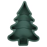 Operitacx Weihnachtsbaum Kuchenform Silikon Weihnachten Silikon Backformen 3D Silikon Kuchenformen zum Backen Antihaft Backbleche - Grün