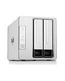 TerraMaster F2-210 2 Bay NAS Gehäuse Quad Core 1GB RAM DDR4 Medienserver Persönlicher Cloudspeicher (ohne Festplatte)