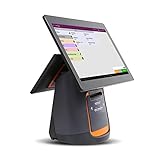 Registrierkasse Kassensystem - Finanzamtkonform 2022 - TSE ready - integrierter Bondrucker - Gastronomie, Handel - GRATIS Ersteinrichtung des POS Terminal (T2 The Double)