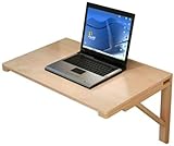 KKAEBI Wandmontierter Klapptisch Schreibtisch Wandmontierter Tisch Laptopständer Multifunktions-Schlafzimmer-Computertische Frühstückstablett Arbeitstisch (größe : 60x45cm)