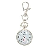 ABOOFAN Krankenschwester Uhr Ansteckuhr Brosche Taschenuhr Schwesternuhr Quarzuhr Krankenschwesteruhr Digital Quarzwerk Pflegeuhr Armbanduhr Fob Uhr für Arzt Damen Herren Student Geschenke