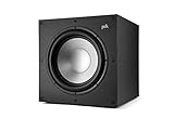 Polk Audio Monitor XT12 Aktivsubwoofer, leistungsstarker 12 Zoll Subwoofer mit 100 Watt Class-AB-Verstärker, Bass Box (Stück)