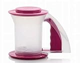 TUPPERWARE Rucki-Zucki D26 Puderzucker Mühle rot transparent Zuckerfee PuderZucki Mehl backen